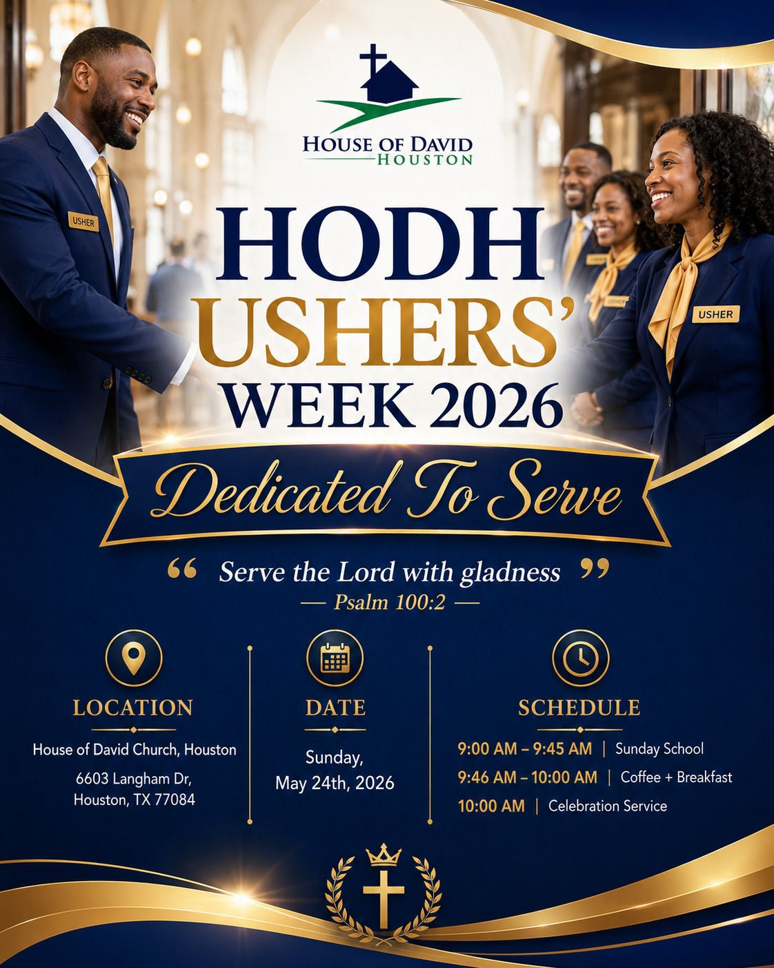 HODH Ushers’ Week 2026
